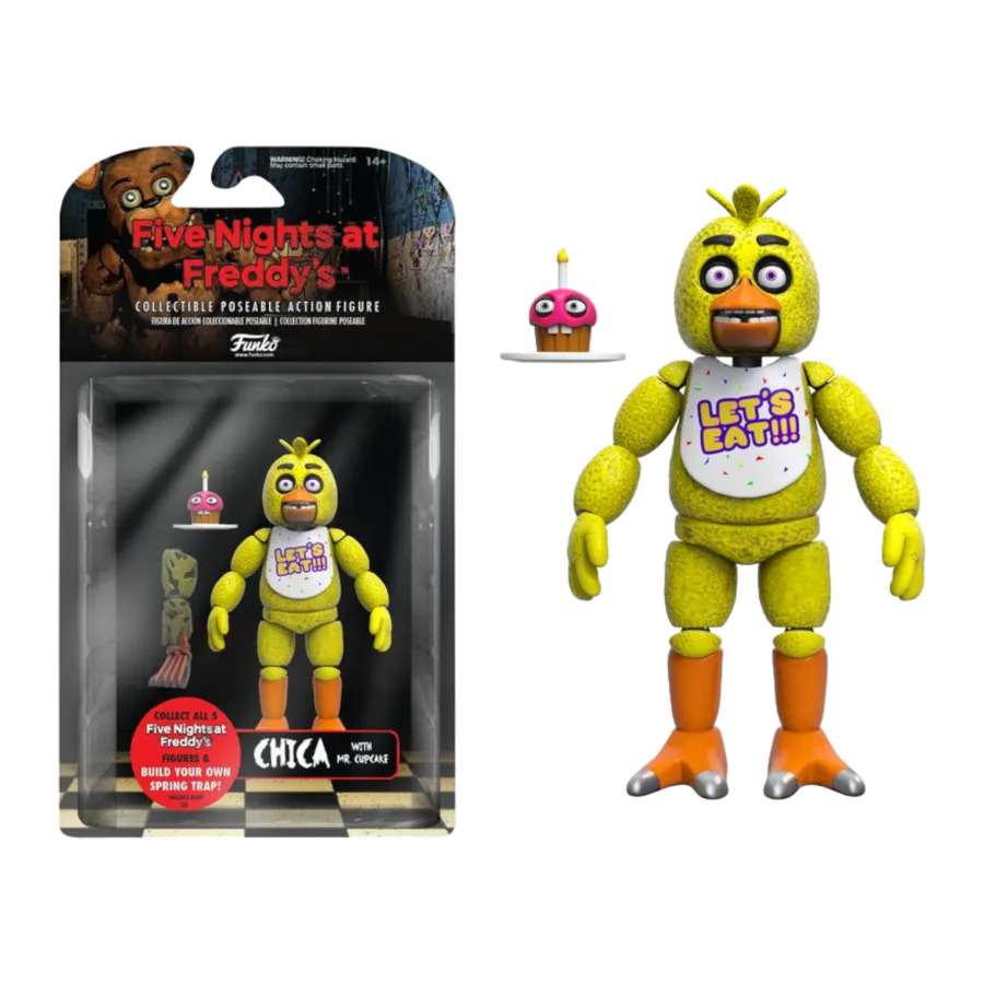 FUN8847 Five Nights At Freddy's - Chica Articulated Action Figure - Funko - Titan Pop Culture