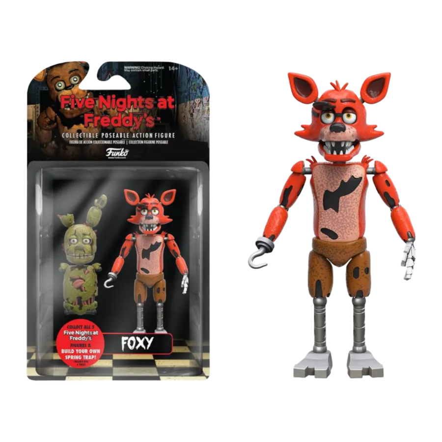 FUN8848 Five Nights At Freddy's - Foxy Articulated Action Figure - Funko - Titan Pop Culture