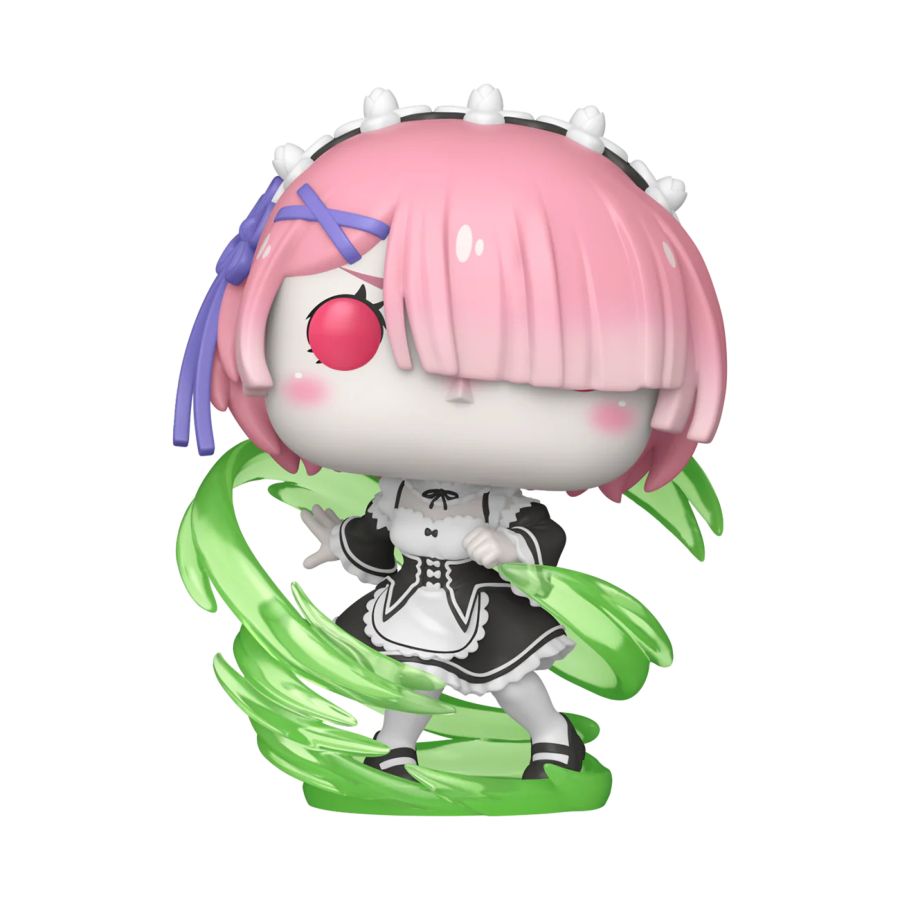 Re:Zero - Starting Life in Another World - Ram (Wind Magic) Glow In The Dark Pop! Vinyl Plus [RS]