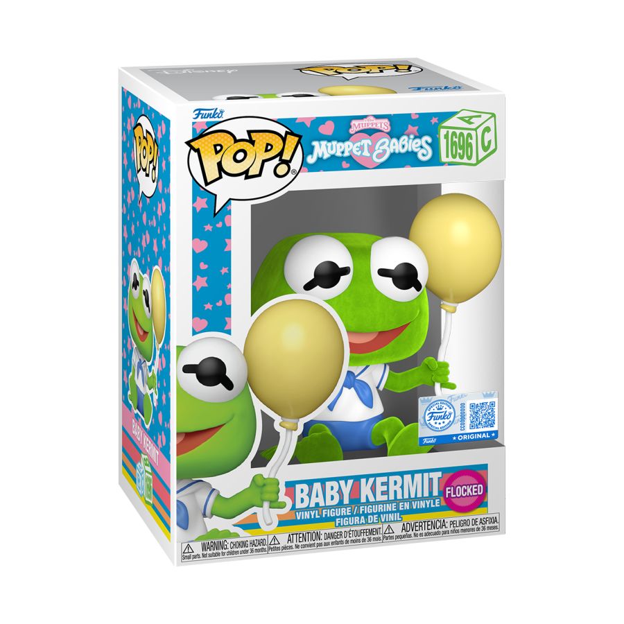 Muppets - Bebé Kermit, vinilo flocado exclusivo para EE. UU. [RS]