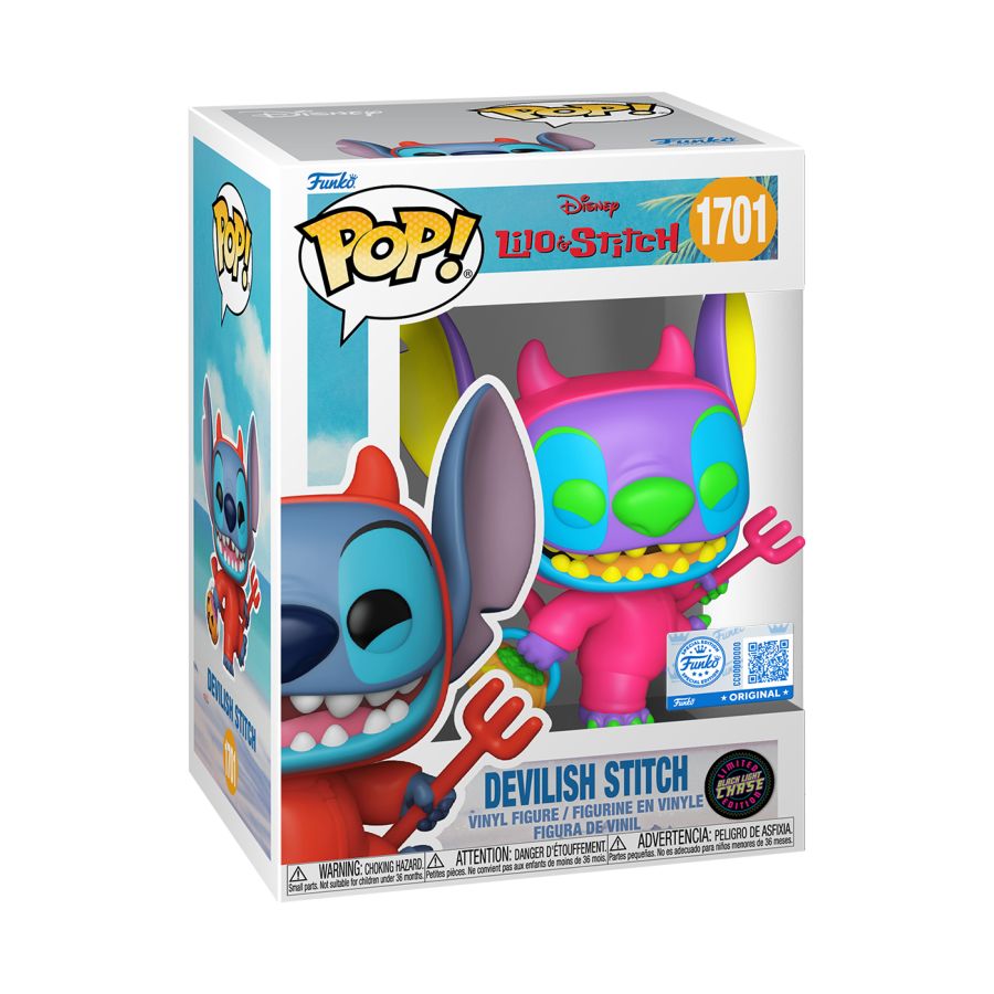 Lilo & Stitch - Stitch as Devil US Exclusive (with Chase) Pop! Vinyl [RS]