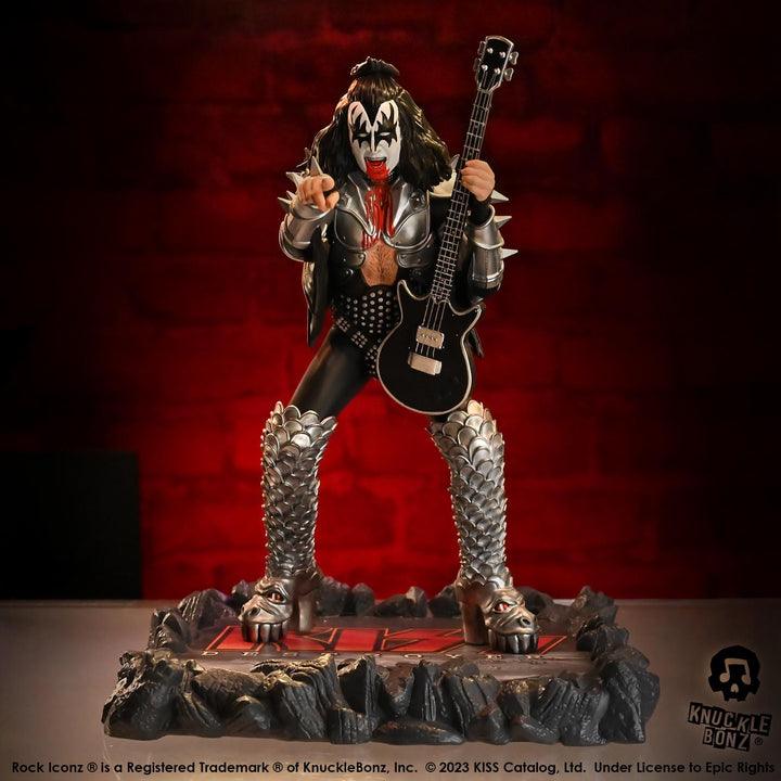 KNUKISS500 Kiss Destroyer - Rock Iconz Statues [Set of 4] - KnuckleBonz - Titan Pop Culture