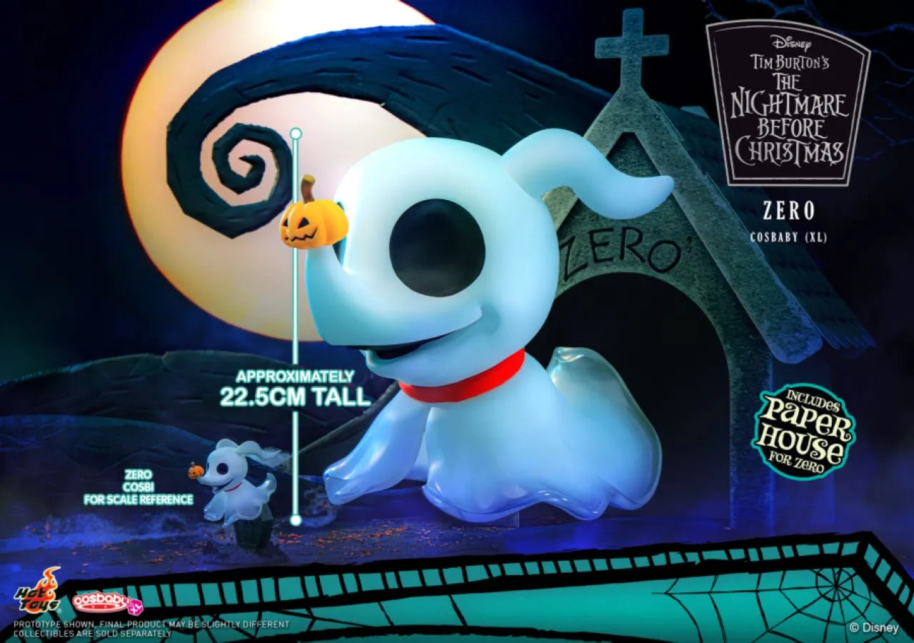 HOTCOSB1113 The Nightmare Before Christmas - Zero (XL) Cosbaby - Hot Toys - Titan Pop Culture