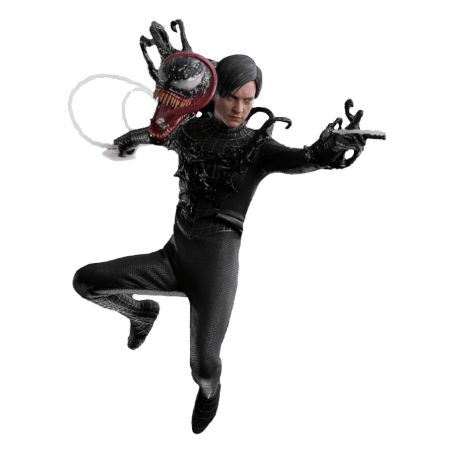 HOTMMS728 Spider-Man 3 - Spider-Man (Black Suit) 1:6 Scale Collectable Action Figure - Hot Toys - Titan Pop Culture