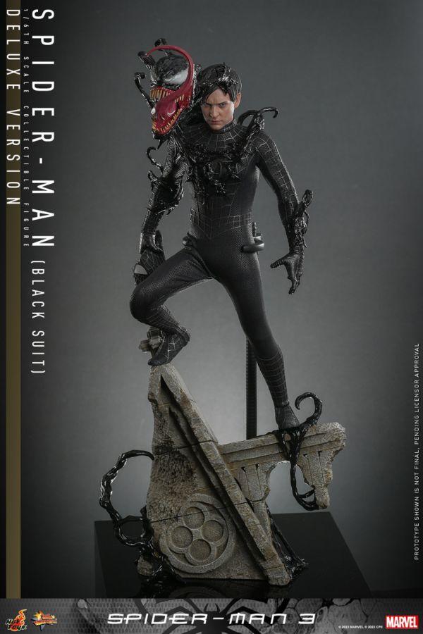 HOTMMS728B Spider-Man 3 - Spider-Man (Black Suit) Deluxe 1:6 Scale Collectable Action Figure - Hot Toys - Titan Pop Culture