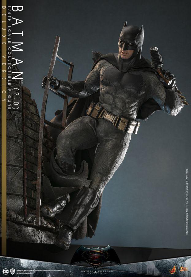 HOTMMS732 Batman v Superman: Dawn of Justice - Batman (2.0) Deluxe 1:6 Scale Collectable Action Figure - Hot Toys - Titan Pop Culture