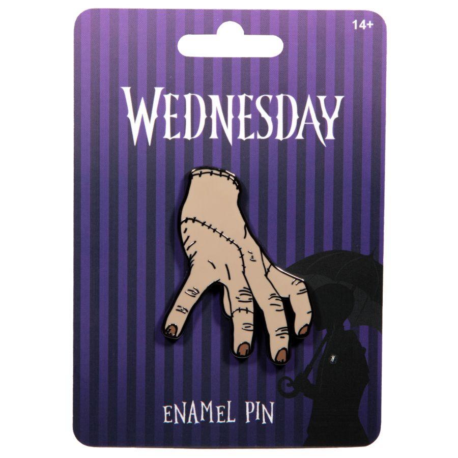 IKO1963 Wednesday - Thing Enamel Pin - Ikon Collectables - Titan Pop Culture