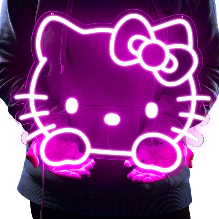 IKO1965 Hello Kitty - Pink Neon Sign - Ikon Collectables - Titan Pop Culture