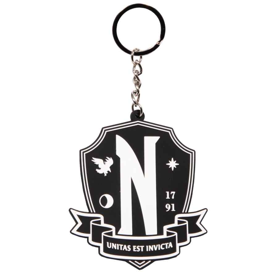 IKO1975 Wednesday - Nevermore Crest Keychain - Ikon Collectables - Titan Pop Culture