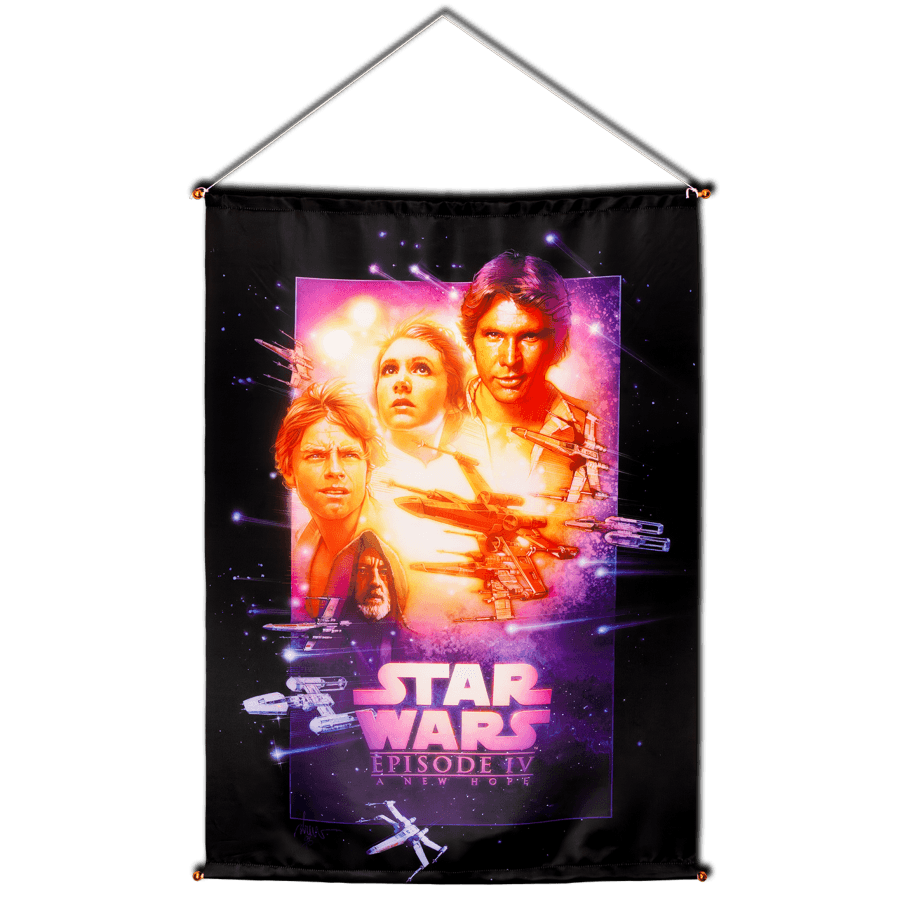 IKO2027 Star Wars - A New Hope Movie Poster Banner - Ikon Collectables - Titan Pop Culture