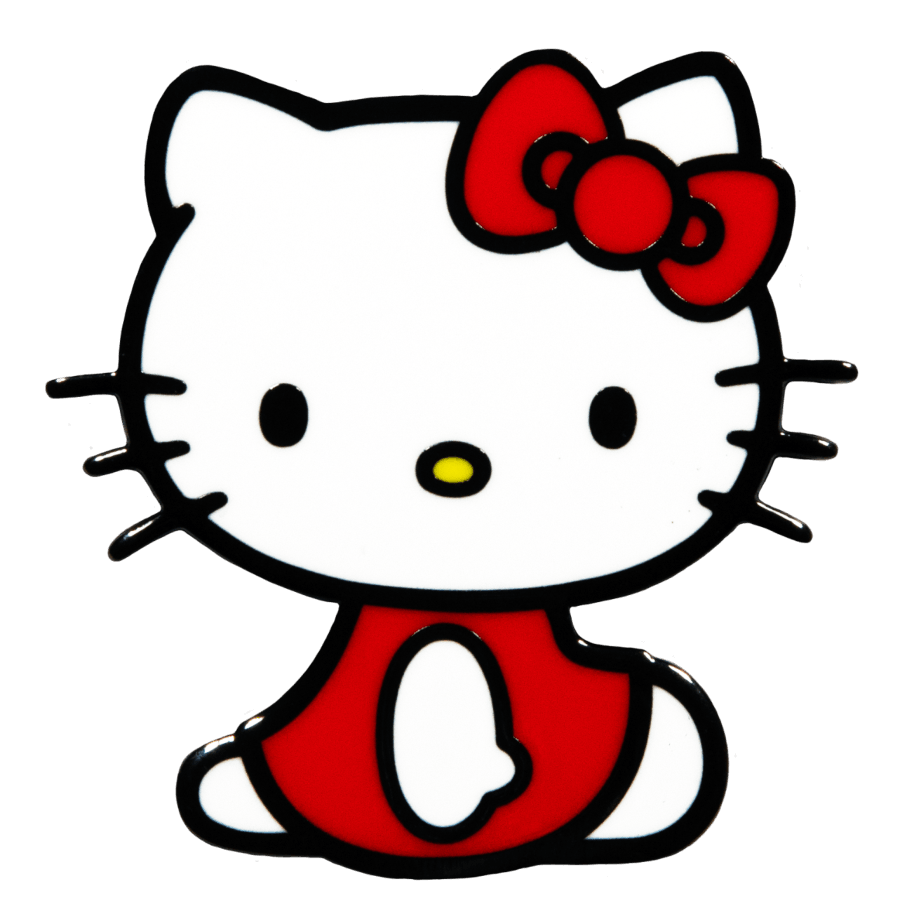 IKO1993 Hello Kitty - #3 Sitting Dress Pin - Ikon Collectables - Titan Pop Culture
