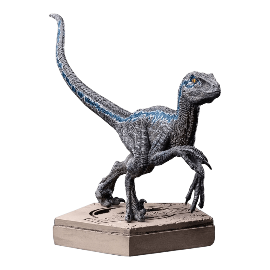 IRO52045 Jurassic World - Velociraptor Blue Icons - Iron Studios - Titan Pop Culture