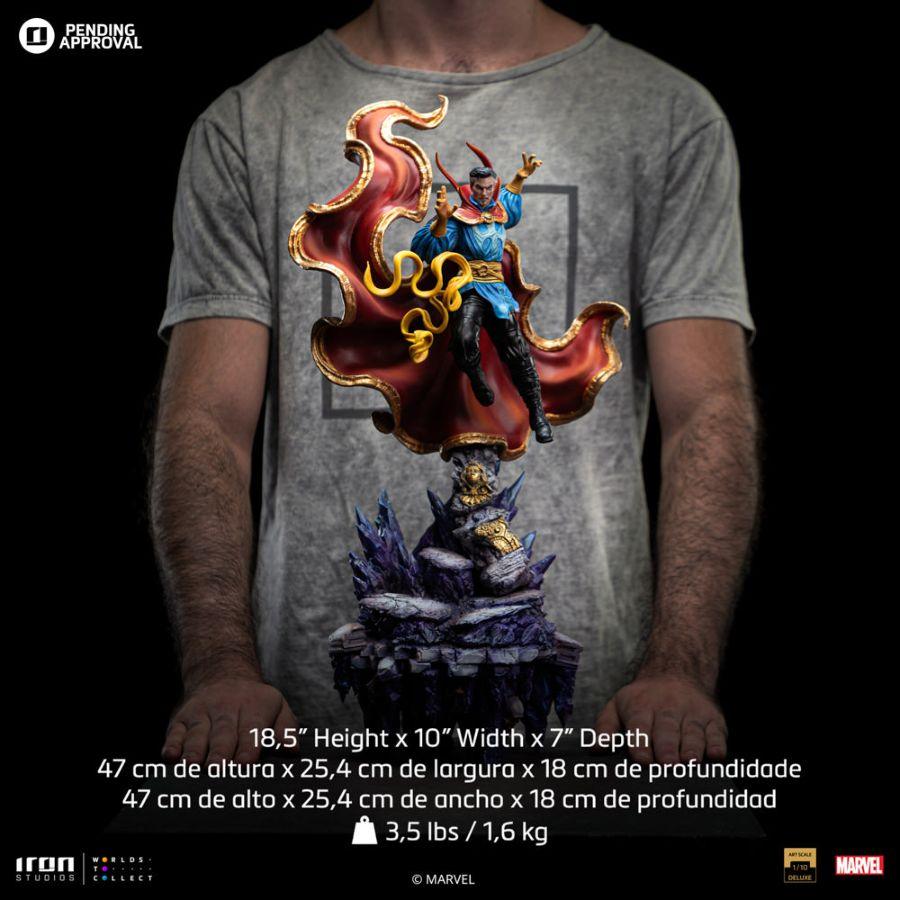 IRO55992 Thanos Vs Avengers - Dr. Strange Deluxe 1:10 Scale Statue - Iron Studios - Titan Pop Culture
