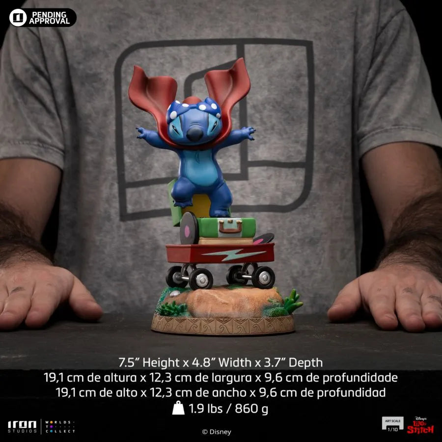 IRO56234 Lilo & Stitch - Stitch (Laundry) 1:10 Scale Statue - Iron Studios - Titan Pop Culture