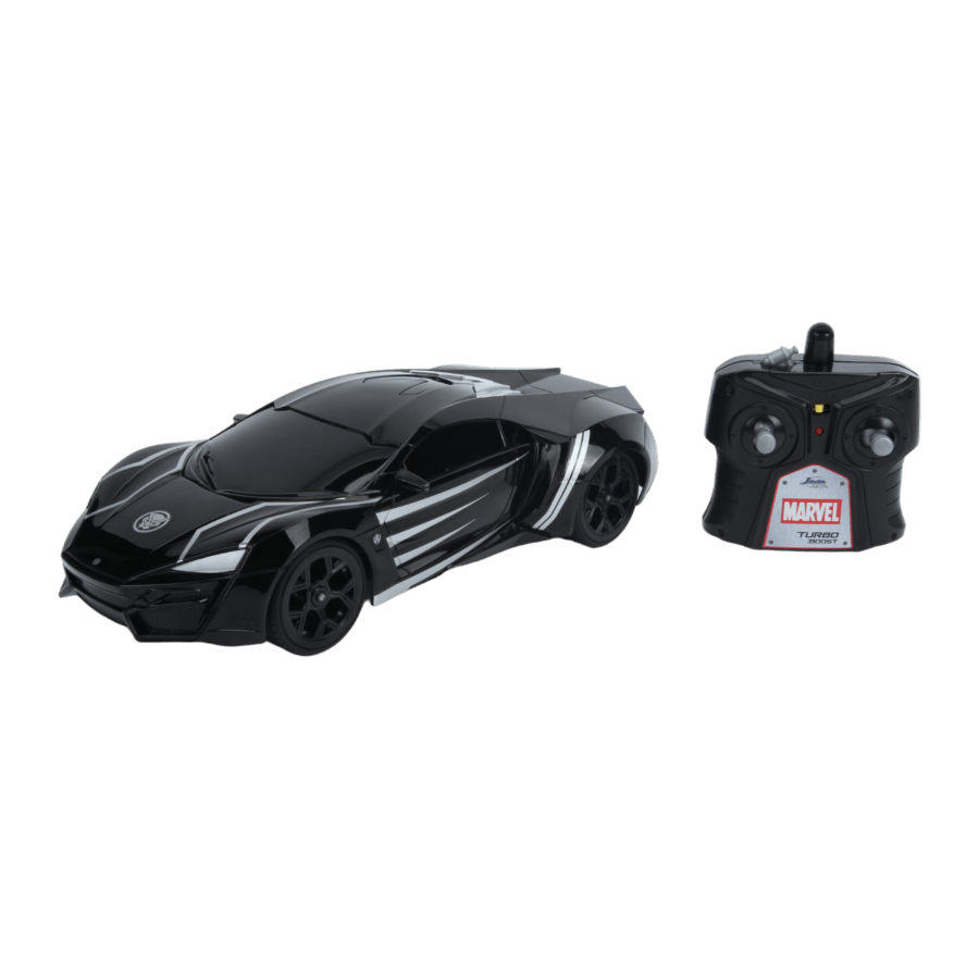 JAD30544 Marvel Comics - Lykan Hypersport (Black Panther) 1:16 Scale Remote Control Car - Jada Toys - Titan Pop Culture
