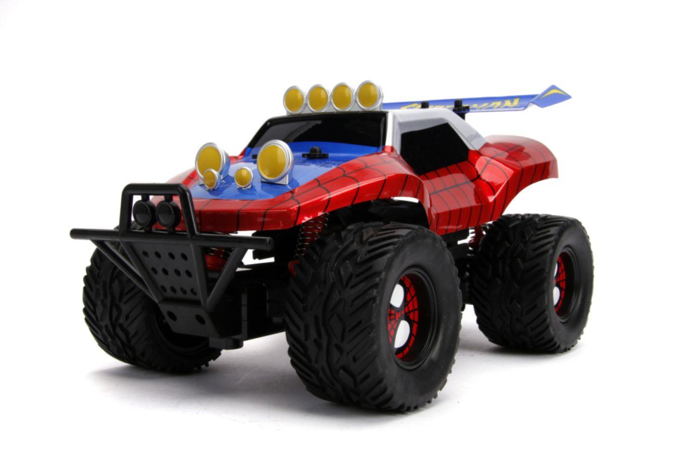 JAD30997 Marvel Comics - Spider-Man (Peter Parker) Buggy 1:14 Scale Remote Control Car - Jada Toys - Titan Pop Culture