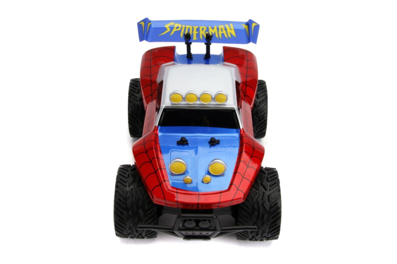 JAD30997 Marvel Comics - Spider-Man (Peter Parker) Buggy 1:14 Scale Remote Control Car - Jada Toys - Titan Pop Culture