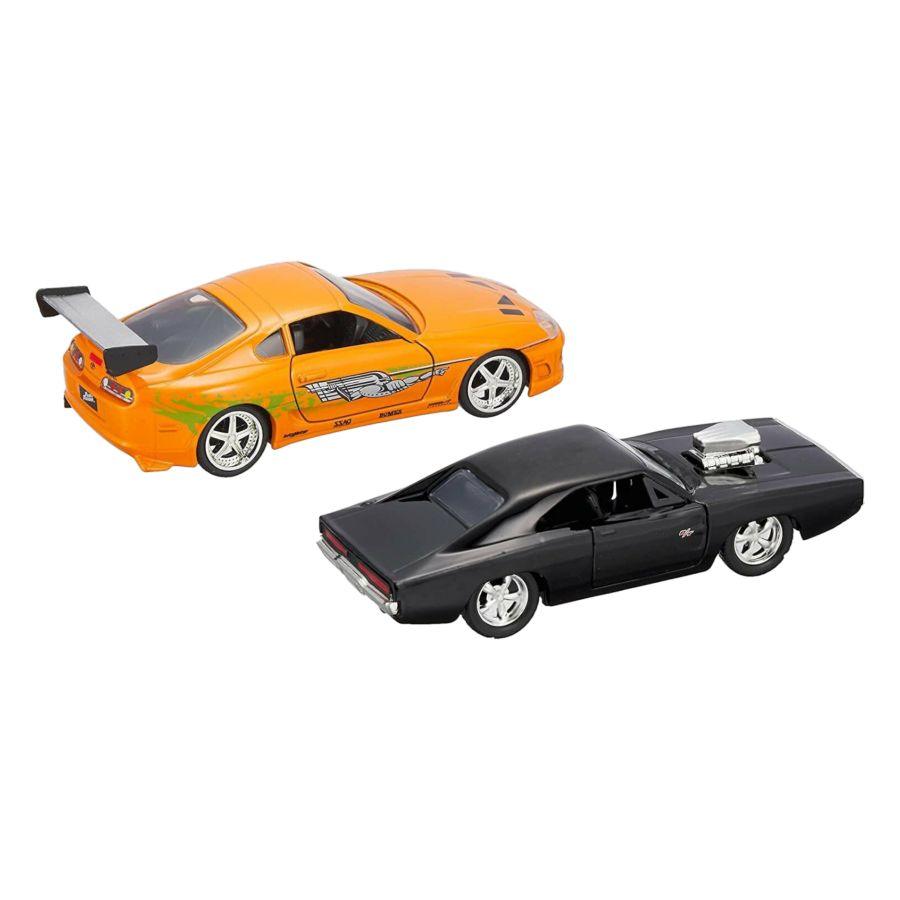 JAD31981 Fast & Furious - Don's Charger & Brian's Supra 1:32 Scale Diecast Hollywood Ride [Twin Pack] - Jada Toys - Titan Pop Culture