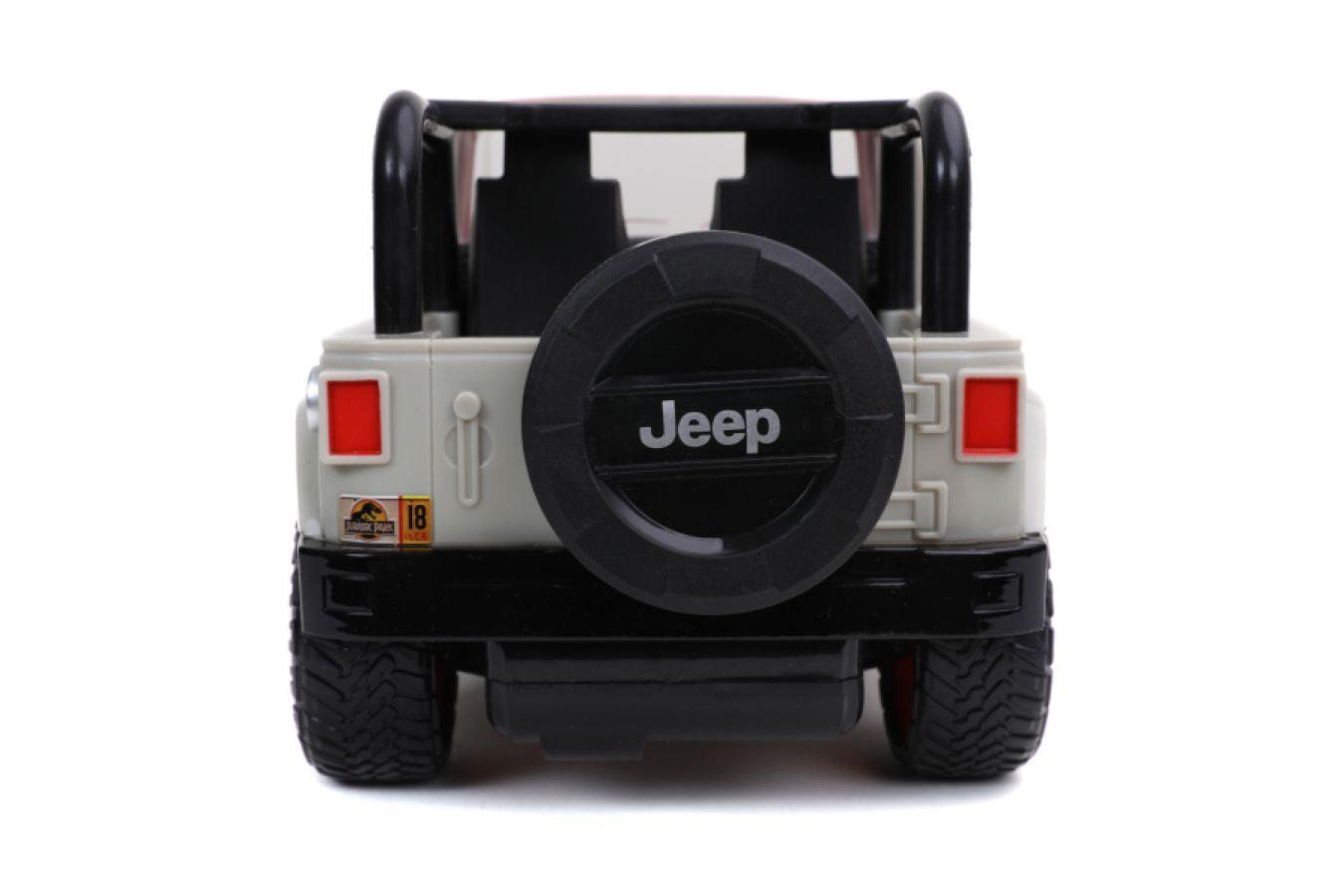 JAD32132 Jurassic World - 2014 Jeep Wrangler (Jurassic Park) 1:16 Scale Remote Control Car - Jada Toys - Titan Pop Culture