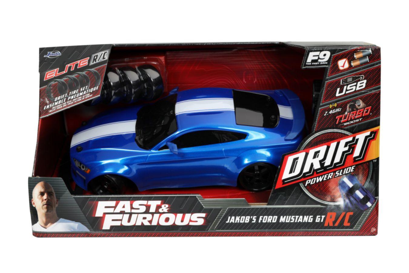 JAD32140 Fast & Furious - 2018 Ford Mustang GT 1:10 Scale Remote Control Car - Jada Toys - Titan Pop Culture