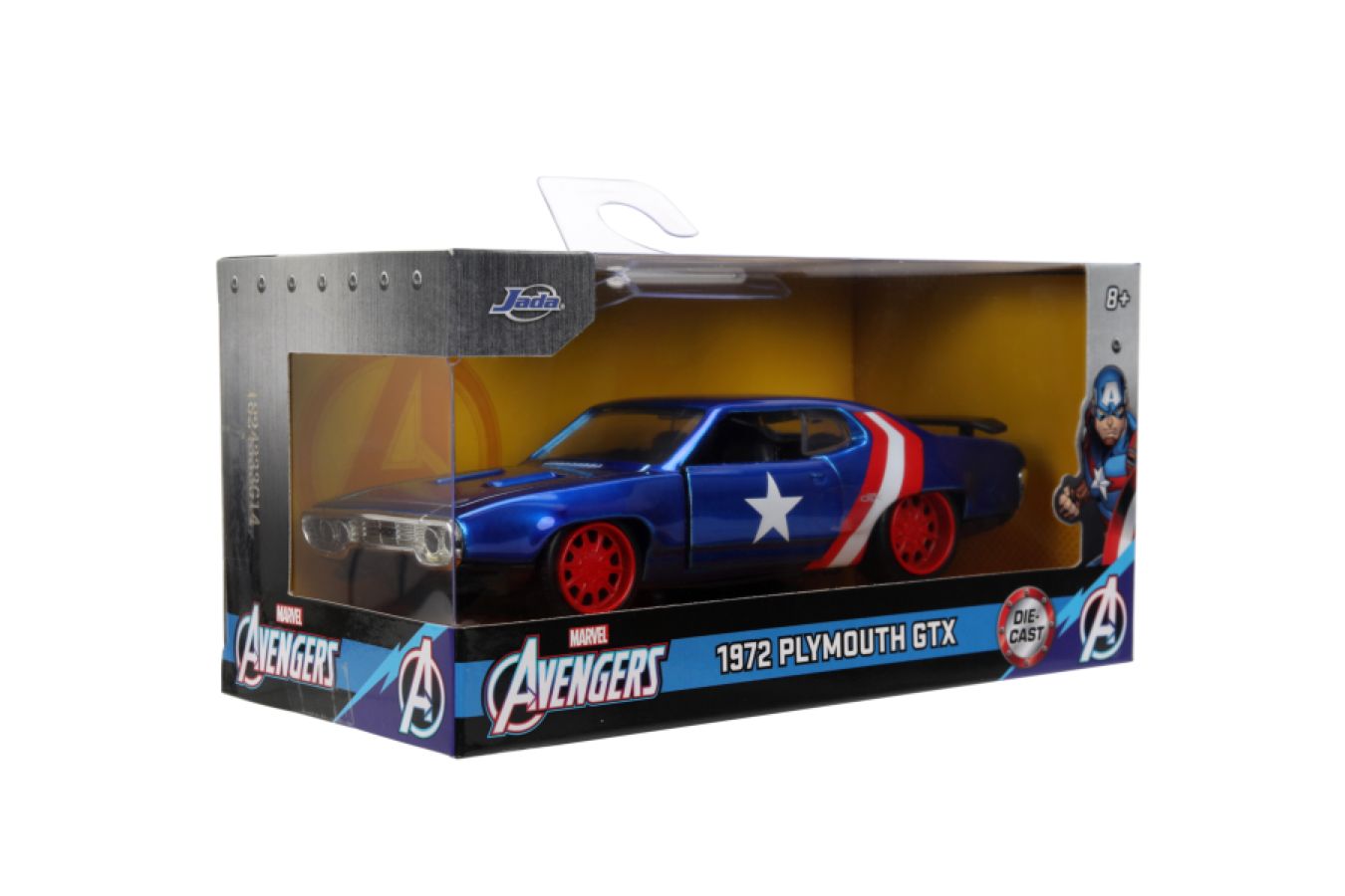 Marvel - 1972 Plymouth Captain America 1:32 Scale Diecast Vehicle