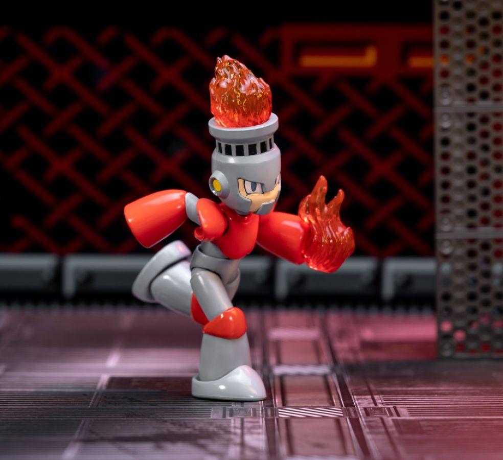 JAD34222 Mega Man - Fire Man 6" Action Figure - Jada Toys - Titan Pop Culture