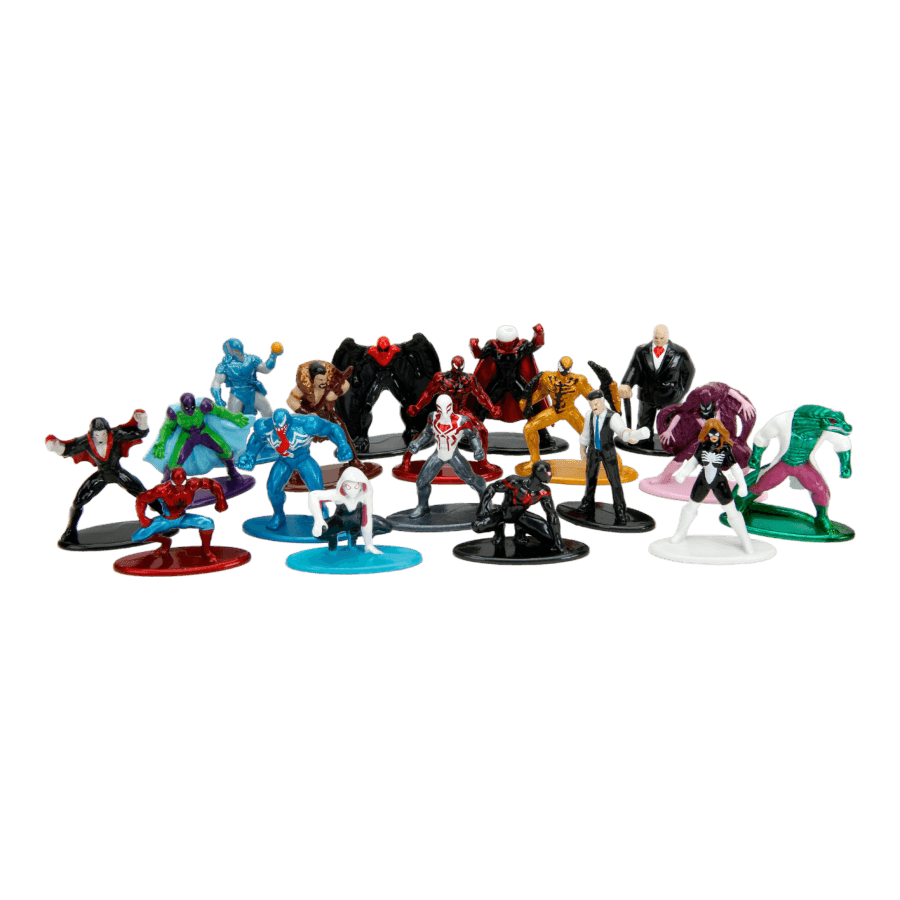 JAD34468 Marvel Comics - Spider-Man Nano MetalFig Series 9 18-Pack - Jada Toys - Titan Pop Culture