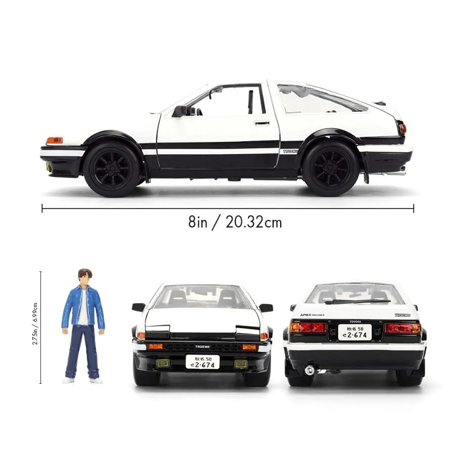 Initial D - 1:24 1986 Toyota Trueno with Takumi