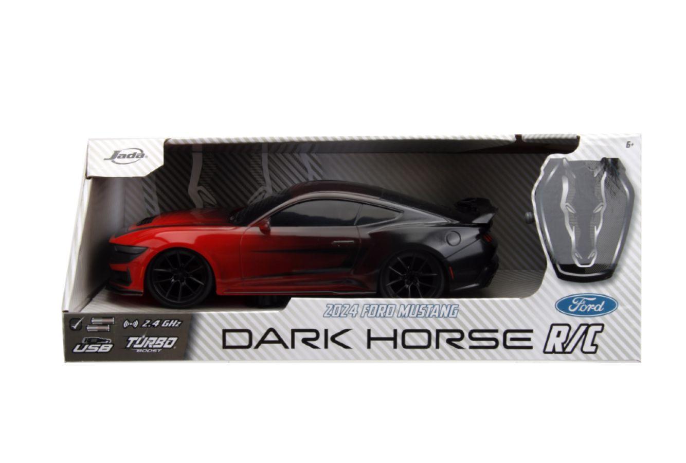 JAD34593 Big Time Muscle - 2024 Ford Mustang Dark Horse 1:16 Scale Remote Control Car - Jada Toys - Titan Pop Culture