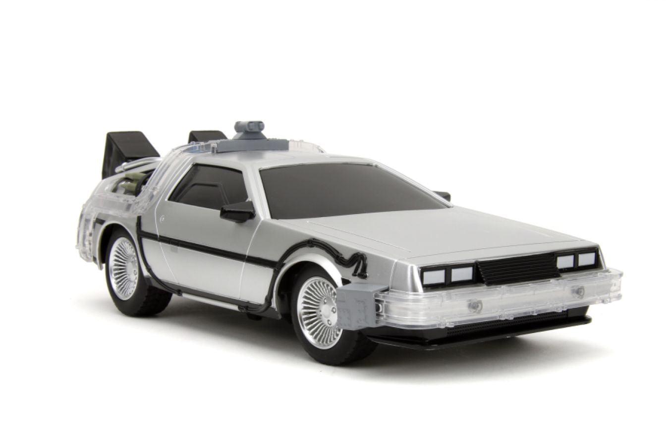 JAD34627 Back to the Future - Time Machine Remote Control 1:16 Scale Vehicle (with Light Up Function) - Jada Toys - Titan Pop Culture