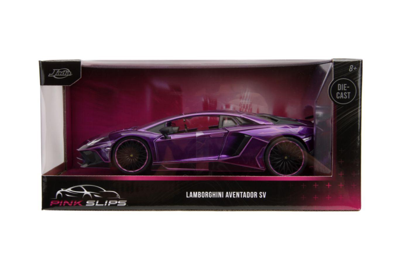 JAD34656 Pink Slips - Lamborghini Aventador SV 1:24 Scale Diecas Vehicle - Jada Toys - Titan Pop Culture