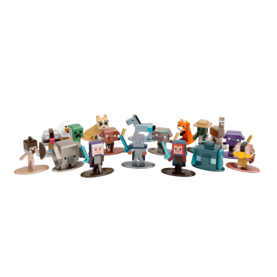 JAD34940 Minecraft - Legends Season 9 Nano MetalFig 18-Pack - Jada Toys - Titan Pop Culture