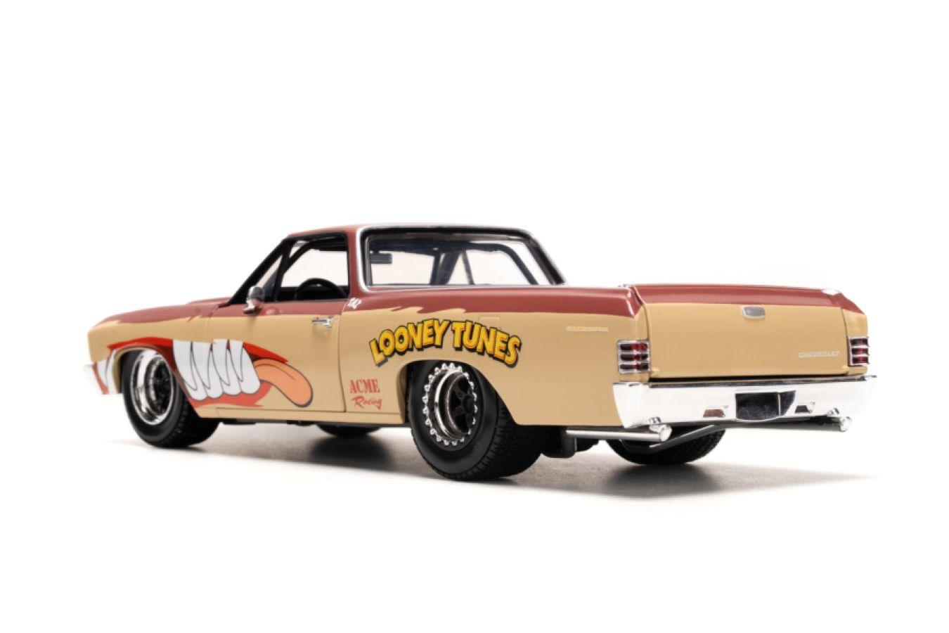 JAD35130 Looney Tunes - Chevy El Camino with Tassie Devil 1:24 Scale Diecast Vehicle - Jada Toys - Titan Pop Culture