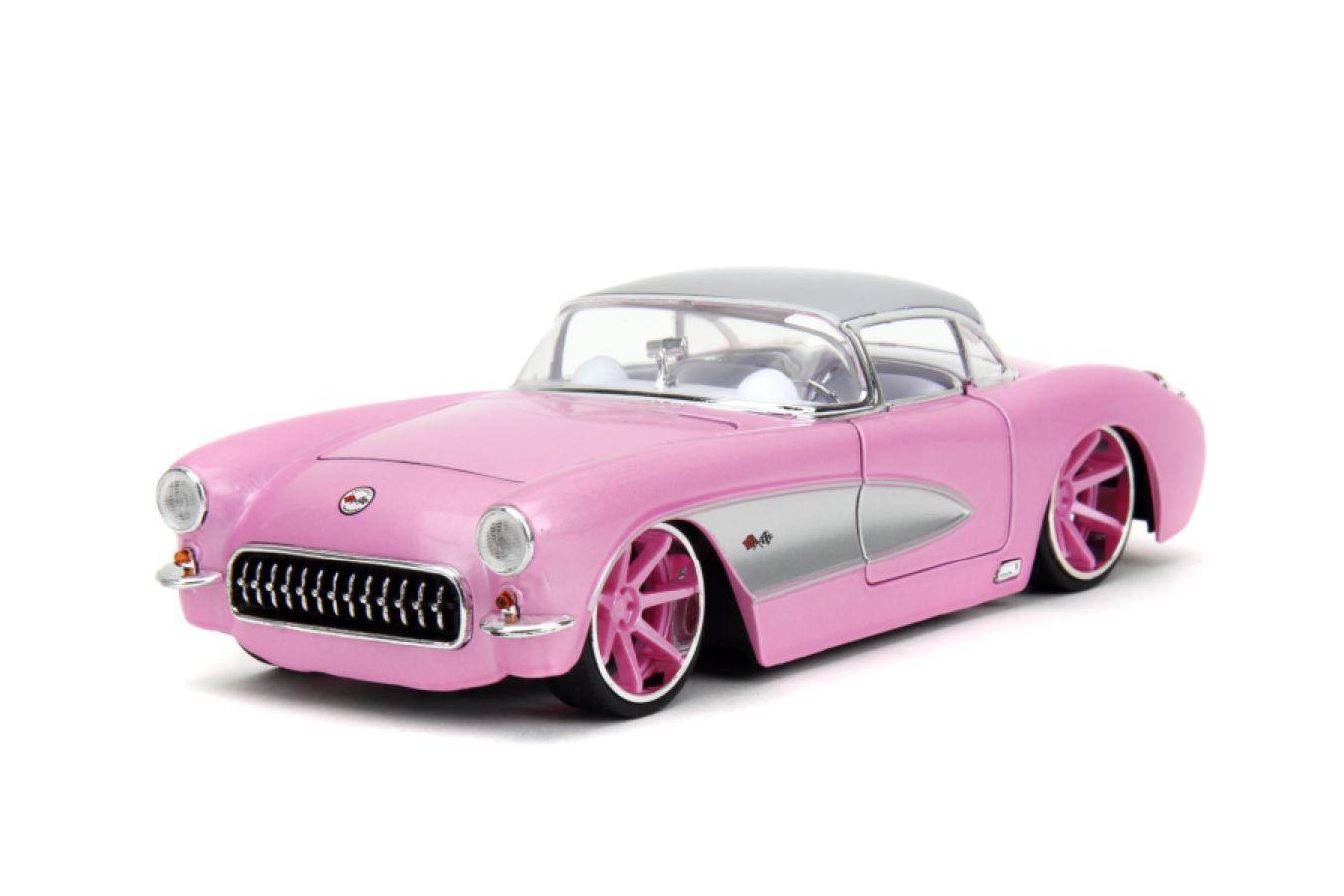 JAD35161 Pink Slips - 1957 Chevrolet Corvette 1:24 Scale Diecast Vehicle - Jada Toys - Titan Pop Culture