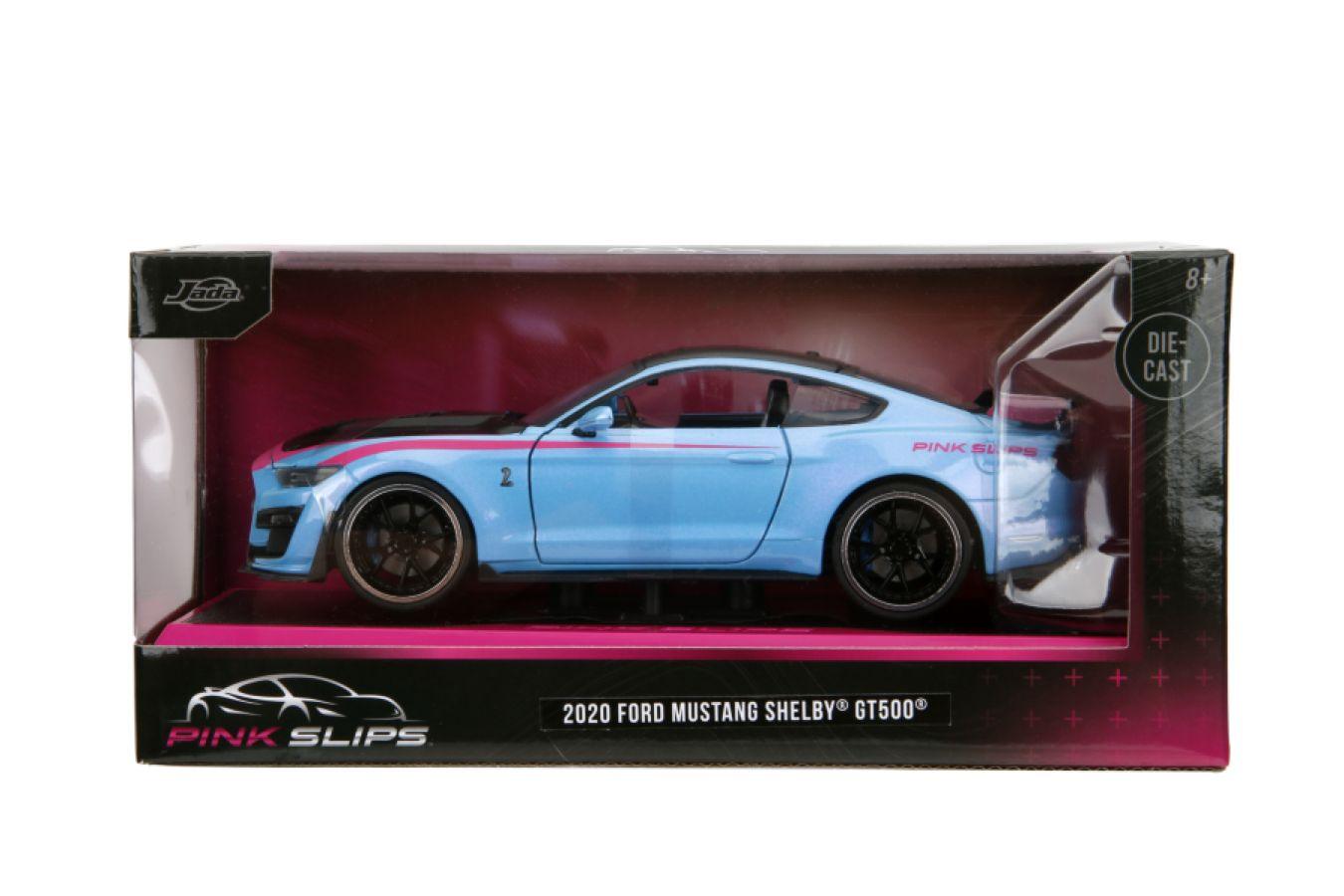 JAD35200 Pink Slips - 2020 Ford Mustang Shelby GT500 1:24 Scale Diecast Vehicle - Jada Toys - Titan Pop Culture