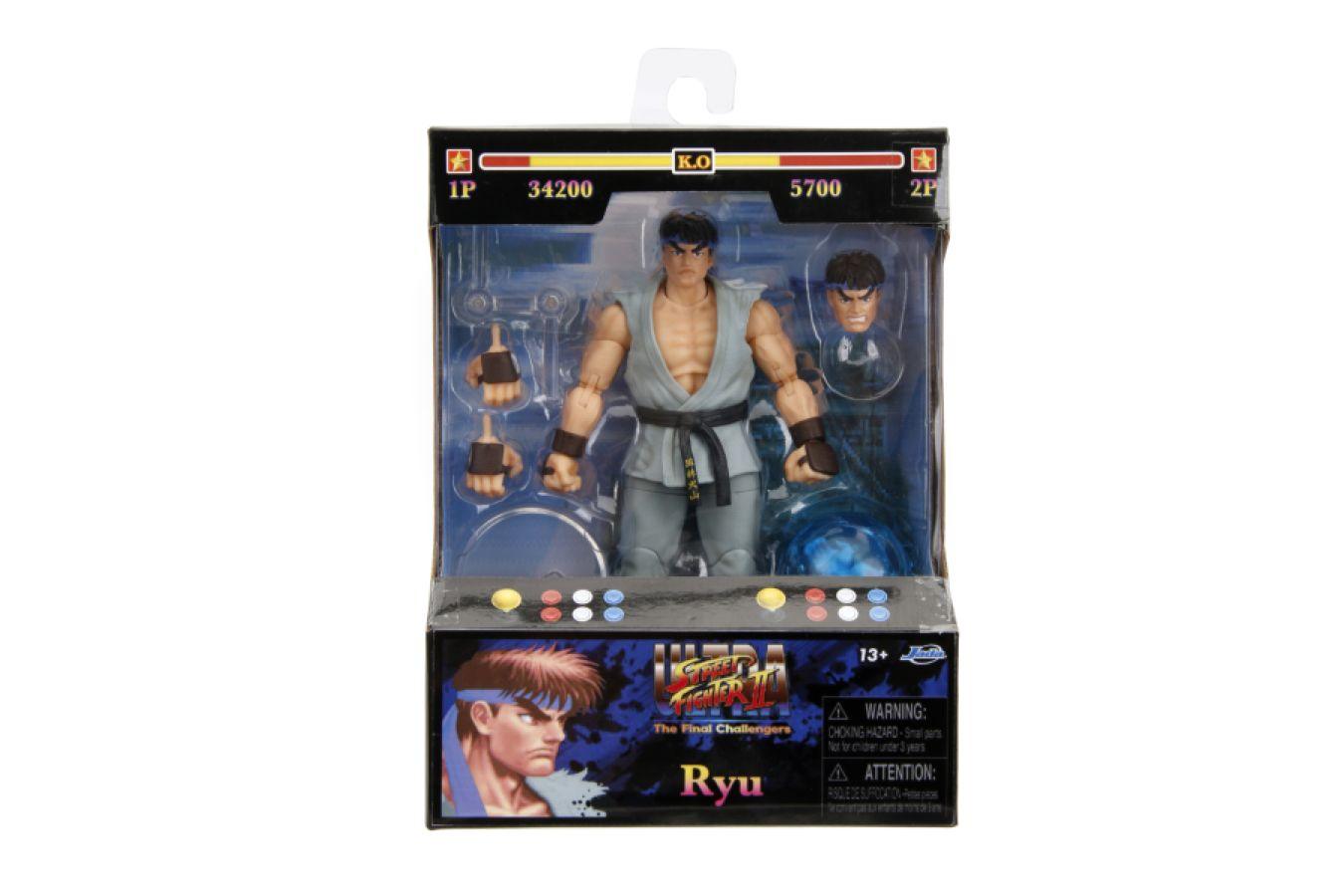 JAD35425 Street Fighter - Ryu (Player 2) 6" Action Figure - Jada Toys - Titan Pop Culture