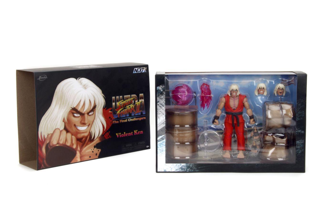 JAD35552 Street Fighter - Violent Ken Deluxe 6" Figure - Jada Toys - Titan Pop Culture