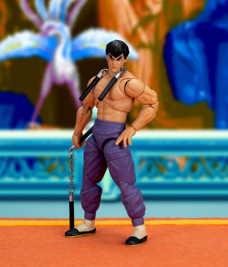 Street Fighter - Figura de acción de lujo de Fei Long (P2) de 6"