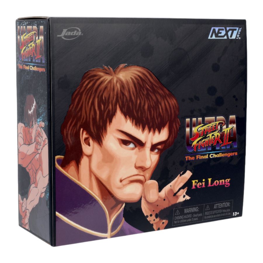 Street Fighter - Figura de acción de lujo de Fei Long (P2) de 6"