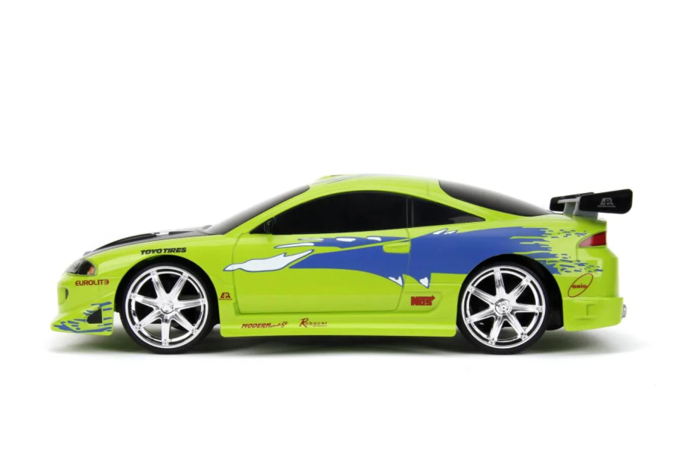 JAD35575 Fast and Furious - 1995 Mitsubishi Eclipse 1:16 Scale Remote Control Car - Jada Toys - Titan Pop Culture