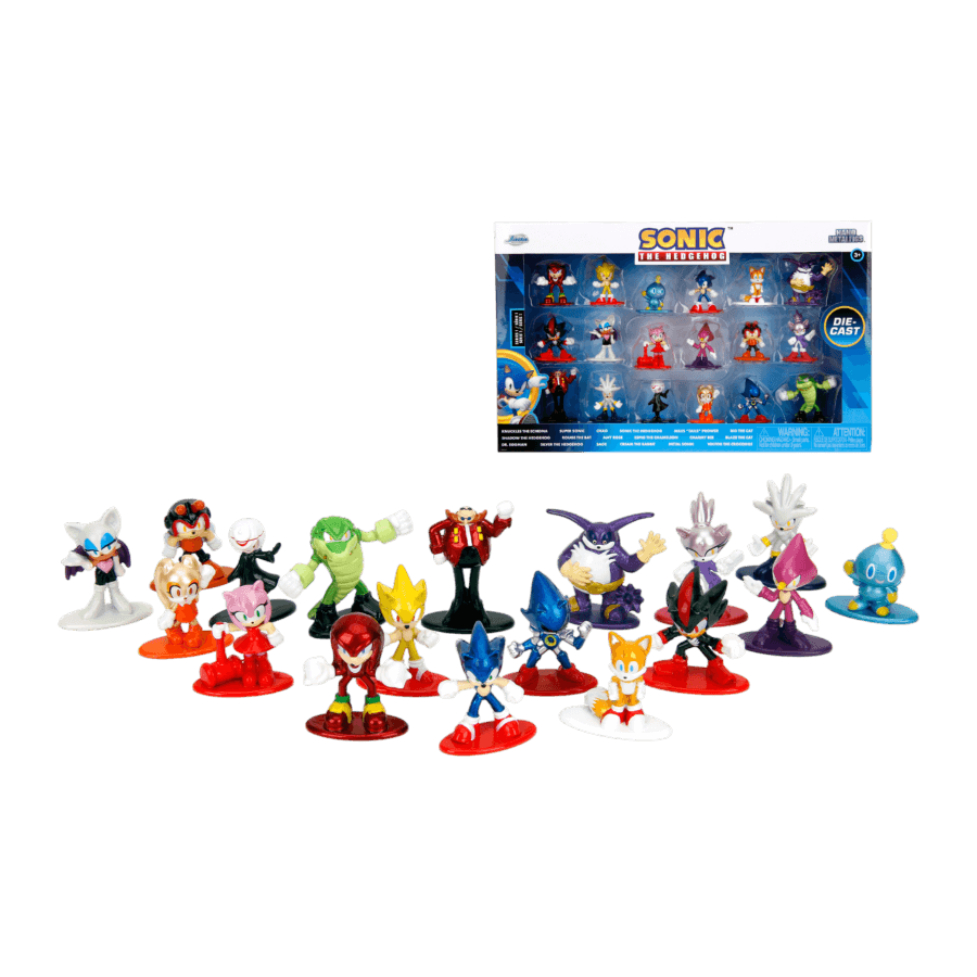 JAD35642 Sonic the Hedgehog - Nano MetalFig 18-Pack - Jada Toys - Titan Pop Culture