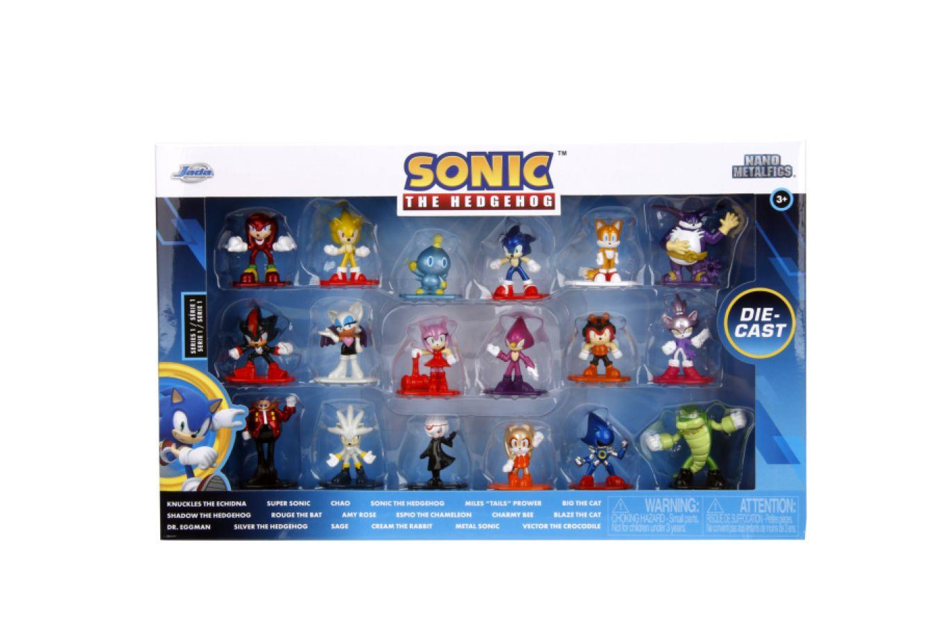 JAD35642 Sonic the Hedgehog - Nano MetalFig 18-Pack - Jada Toys - Titan Pop Culture