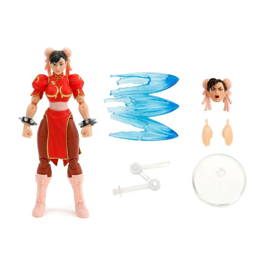 JAD35664 Street Fighter - Chun-Li (Player 2) 6" Action Figure - Jada Toys - Titan Pop Culture