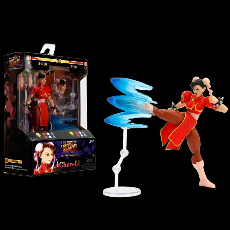 JAD35664 Street Fighter - Chun-Li (Player 2) 6" Action Figure - Jada Toys - Titan Pop Culture