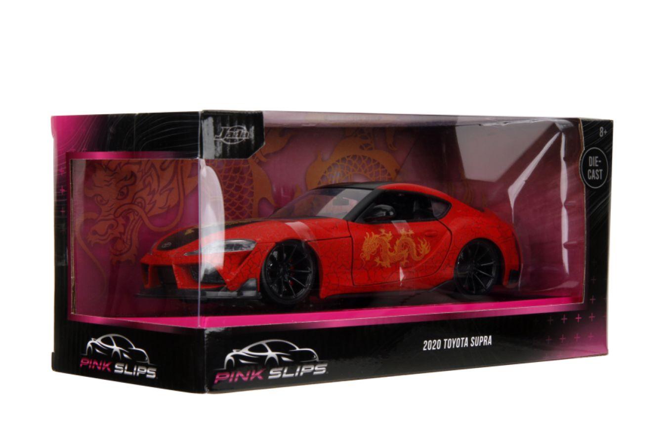 JAD35757 Pink Slips - 2020 Toyota Supra (Year Of The Dragon) 1:24 Scale Diecast Vehicle - Jada Toys - Titan Pop Culture