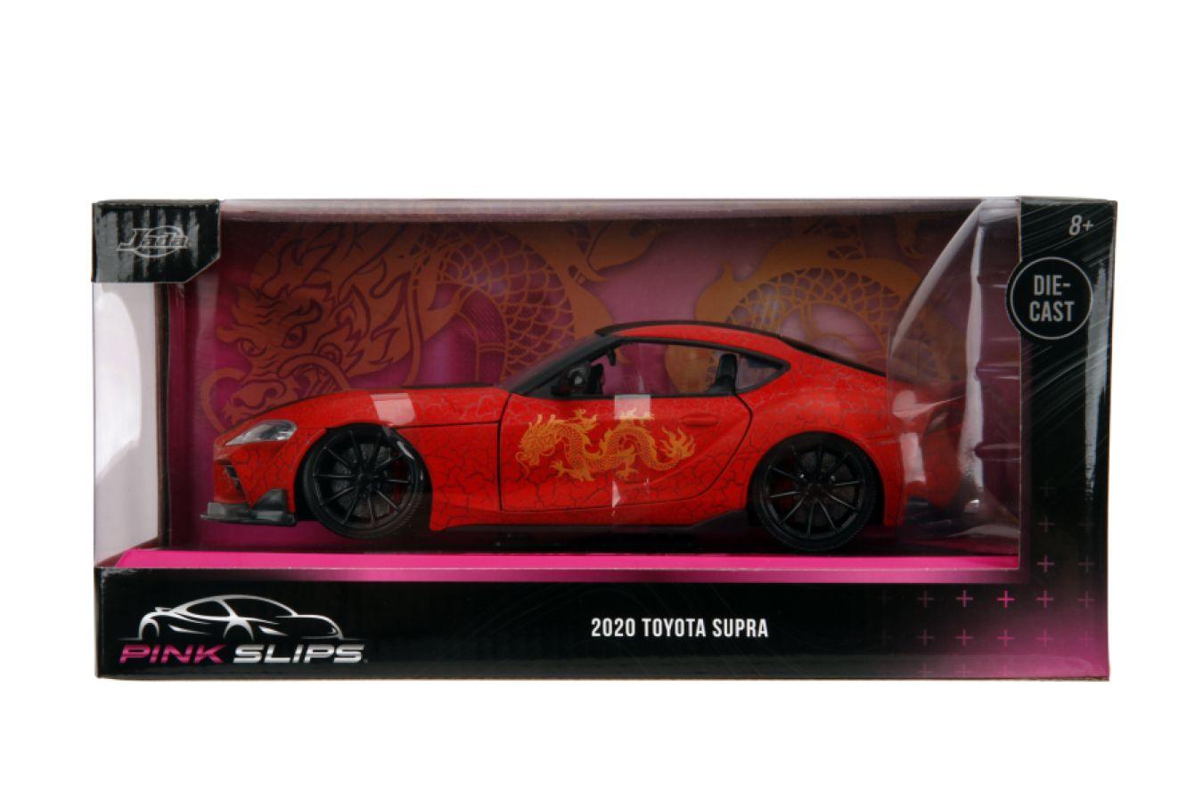 JAD35757 Pink Slips - 2020 Toyota Supra (Year Of The Dragon) 1:24 Scale Diecast Vehicle - Jada Toys - Titan Pop Culture