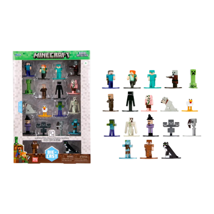 Minecraft - Nano MetalFig Exclusive 18-Pack