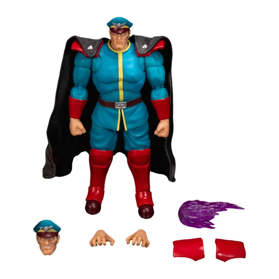 Street Fighter II - Figura de acción de 6" de M Bison (Jugador 2)