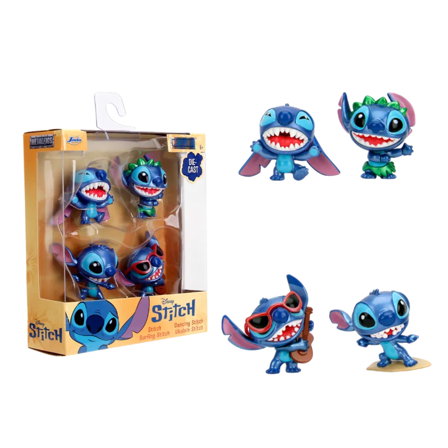 Disney - Stitch 2.5" Metalfigs 4-Pack