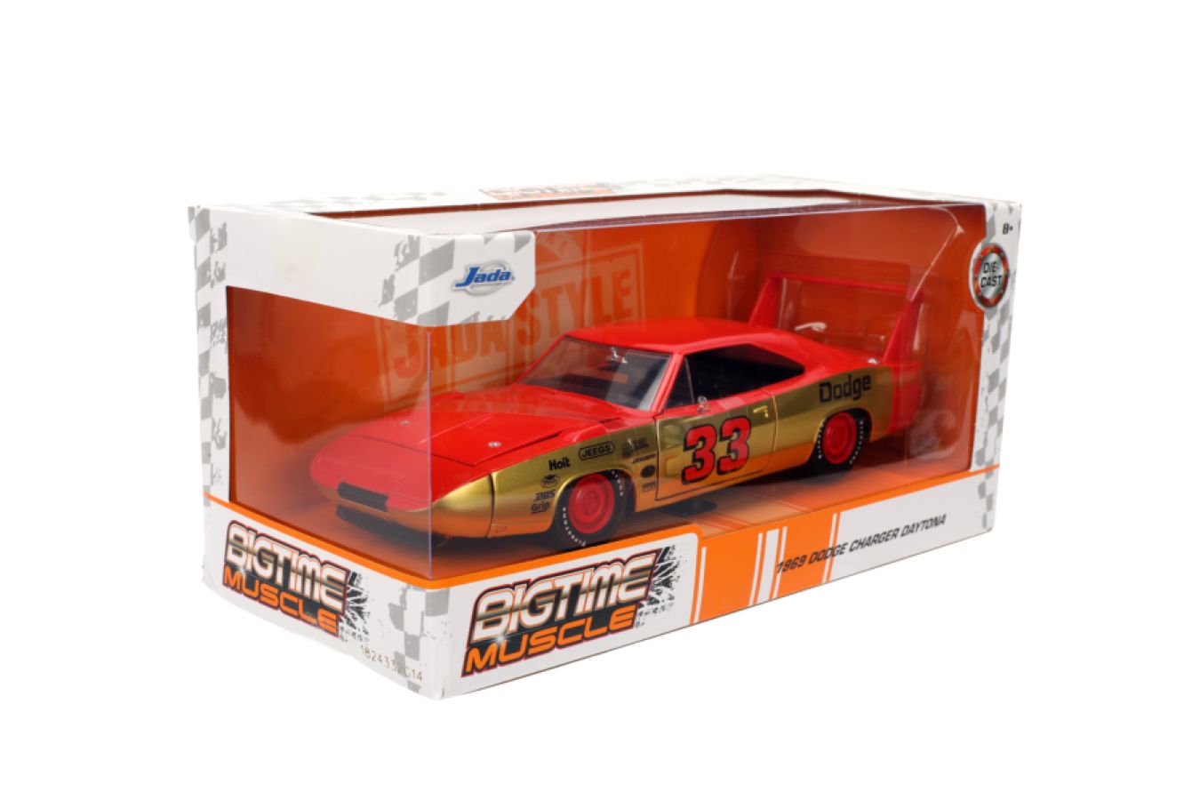 Big Time Muscle - 1969 Dodge Charger Daytona 1:24 Scale Diecast Vehicle